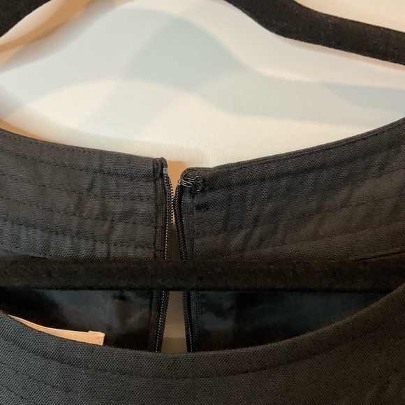 Talbots Classic Black Midi Dress Sleeveless Sz 10 Classic Career Professional - Picture 5 of 14